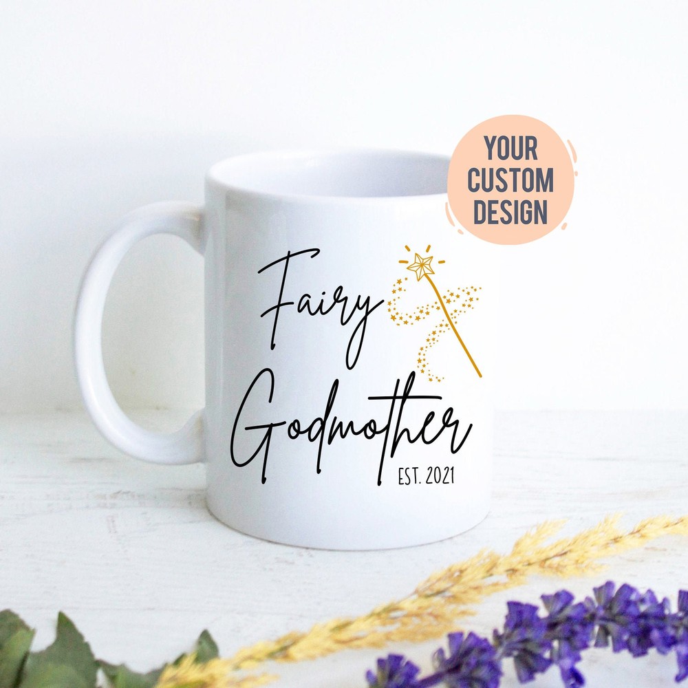 Fairy Godmother Est Personalized Mug New Godmother Gift Baptism Gift Custom