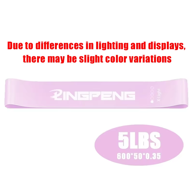 Portable Fitness Workout Equipment Rubber Resistance Bands Yoga Gym Elastic Gum