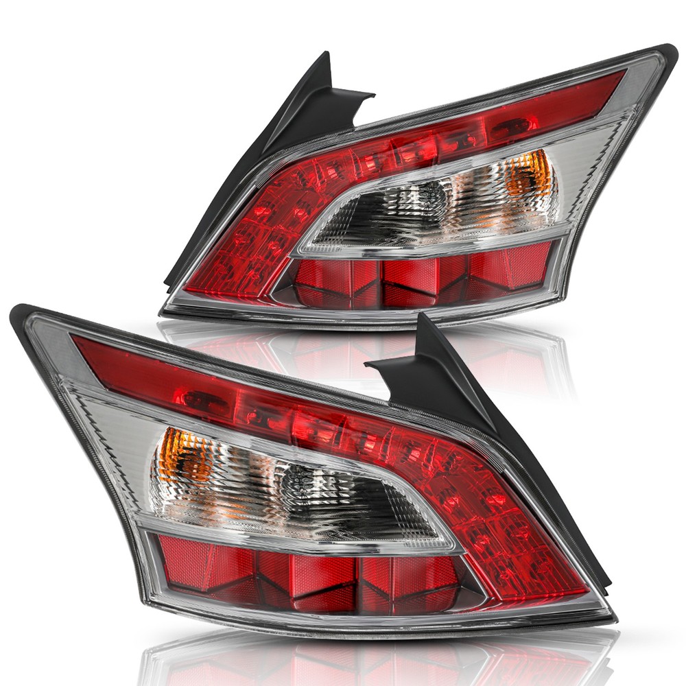 For 2012 2013 2014 Nissan Maxima Rear Outer Tail Lights Assembly Lamps w/Bulbs