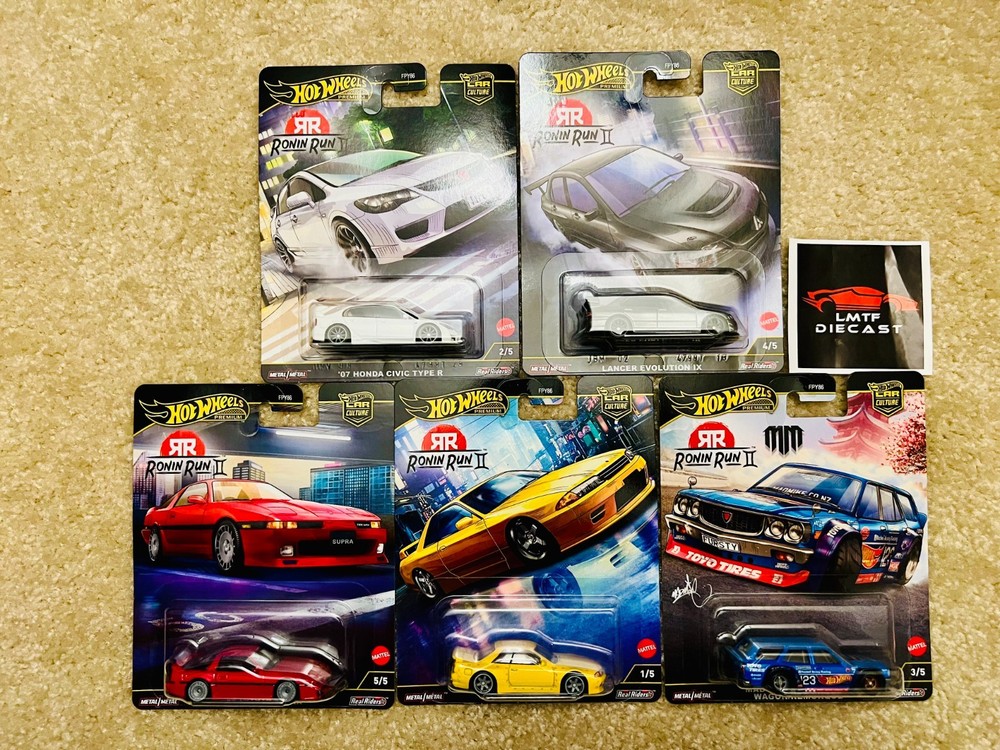 Hot Wheels Car Culture 2025 M Set Ronin Run II Set of 5 Cars FPY86-961 M IN HAND