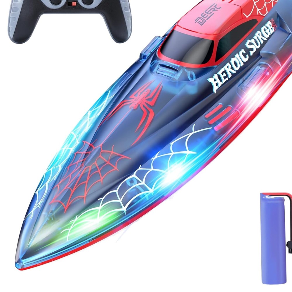 13-Inch RC Boat with Multiplayer Mode & Low Battery Alert – Endless Fun
