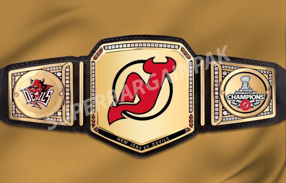 New Jersey Devils Ice Hockey Championship Belt