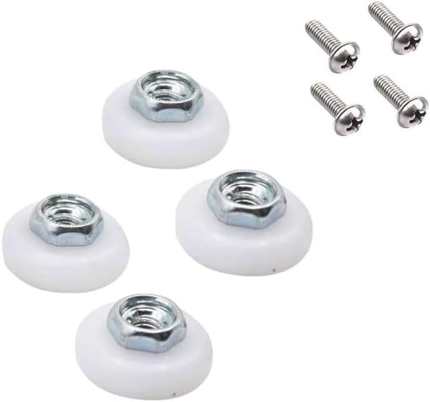 Basco Shower Door Rollers 3/4 inch Diameter Replacements for Sliding Shower