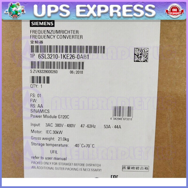6SL3210-1KE26-0AB1 Siemens A-level Filter Version Fast Shipping GQZ1