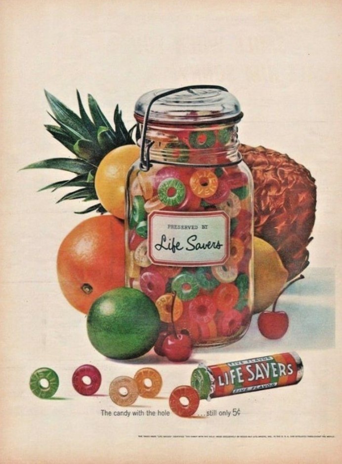 1970s Life Savers Candy ad | 24x18