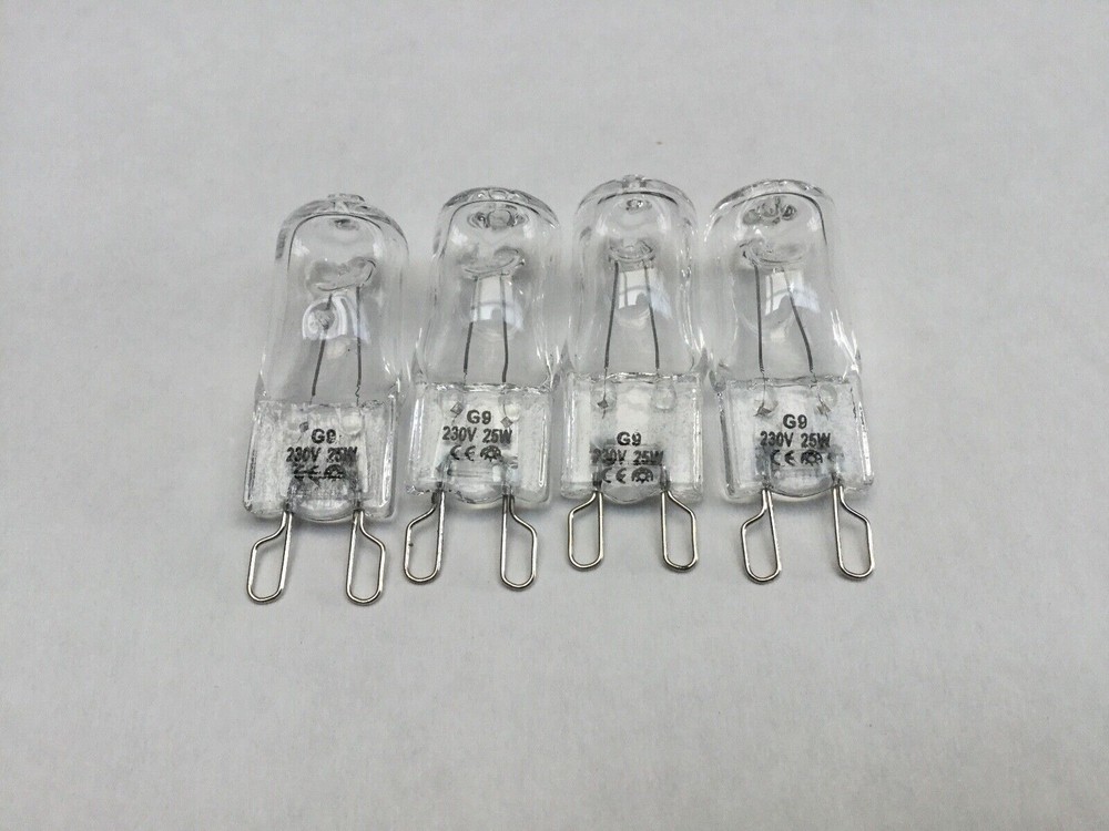 4-pack 40W Smeg Oven Halogen Bulb CS9GMNA CS9GMNHA Replacement Globe
