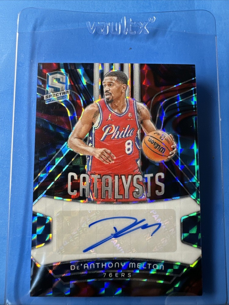 2023-24 Spectra De’Anthony Melton AUTO /75 - Catalysts Signatures 76ers