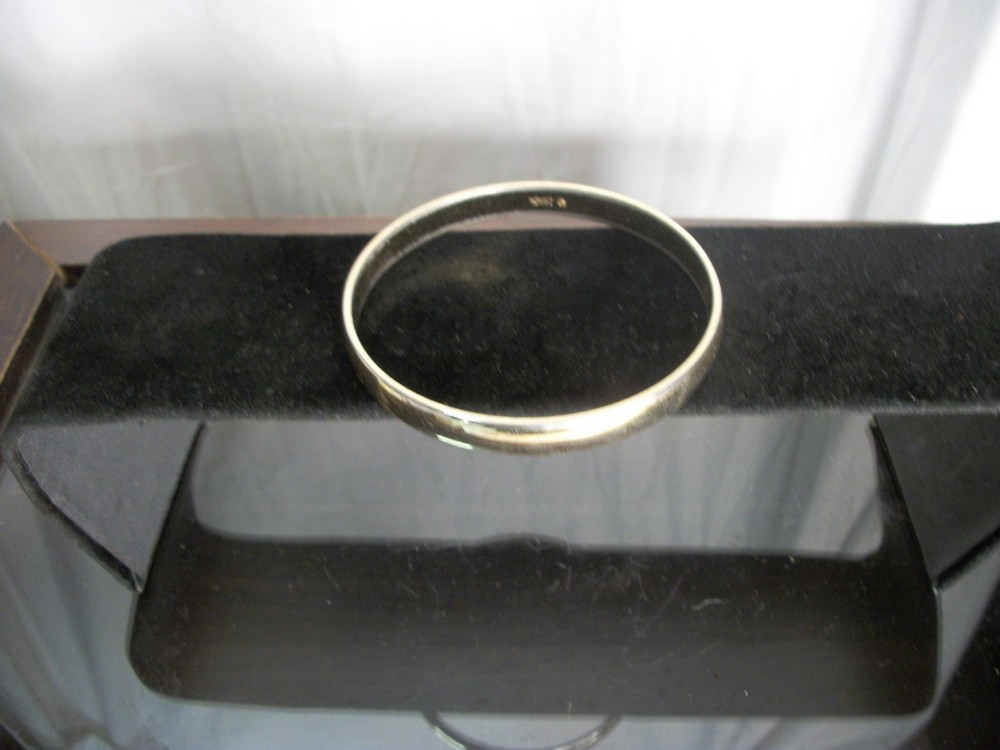 Monet Vintage Gold-Tone Signed Bangle Bracelet