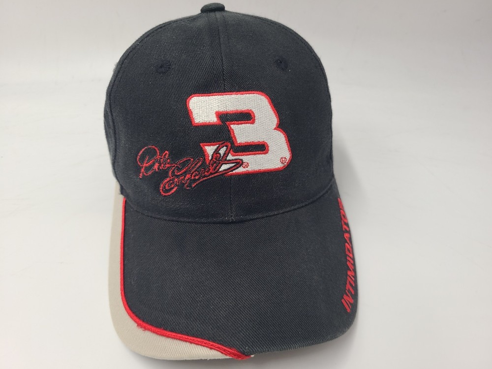 Vintage Dale Earnhardt #3 Intimidator Goodwrench Chase Strapback Hat Cap NASCAR