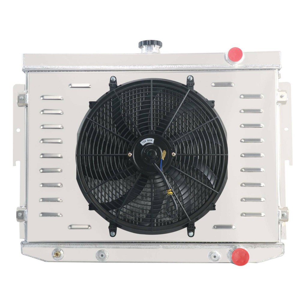 3 Row Radiator Shroud Fan FOR 1973-1978 1975 Dodge Mopar Plymouth Chrysler 7.2L.