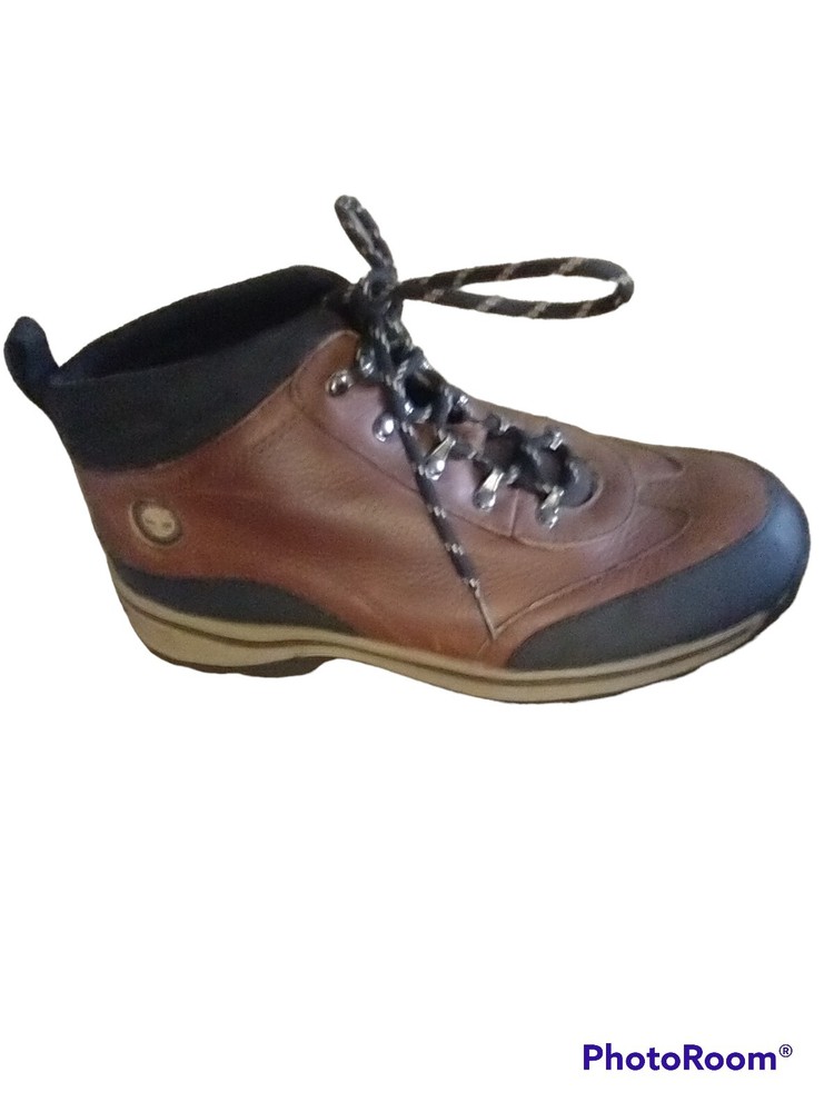 Timberland Backroads Brown Leather Boots for Boys Size 6 22913 104102