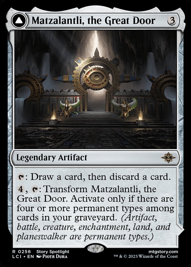 Matzalantli, the Great Door // The Core (256) The Lost Caverns of Ixalan LCI MTG