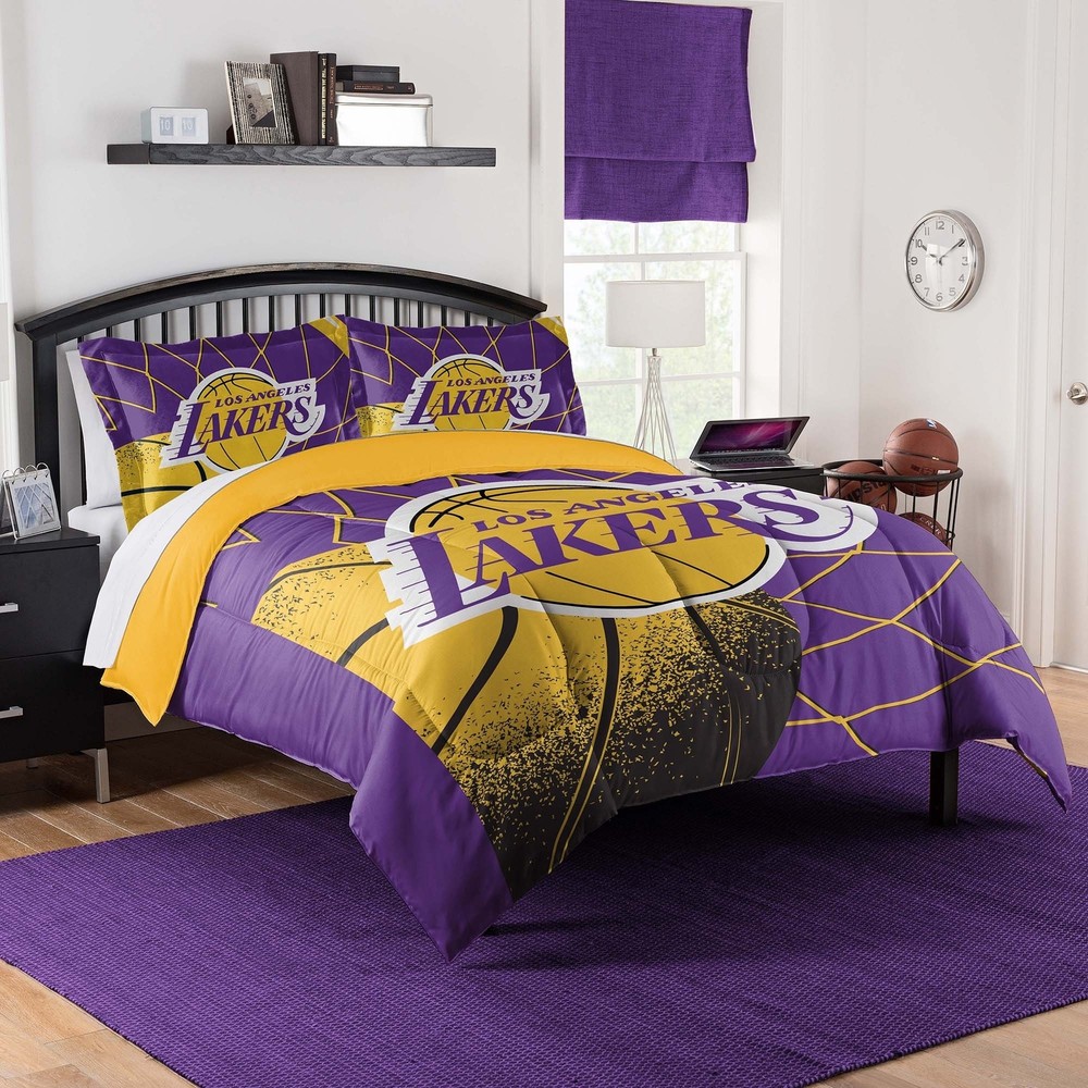 NBA Los Angeles Lakers Officially Licenced Comforter & Sham