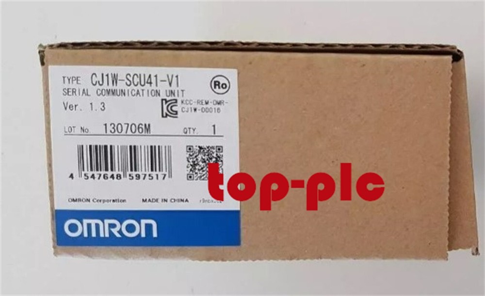 Original Omron CJ1W-SCU41-V1 Serial Communication Unit Module New In Box