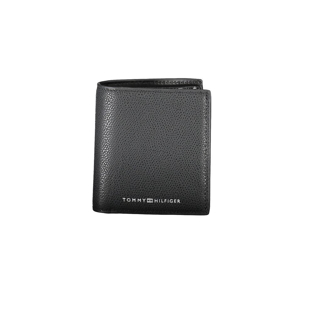 Tommy Hilfiger Mens Black Leather Wallet Stylish & Durable