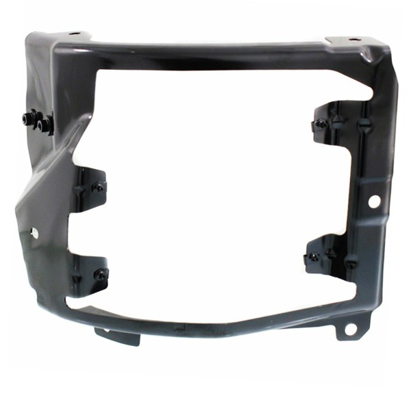 2016-2018 Silverado 1500 Left Front Bumper Brackets Black Steel OEM 84029810