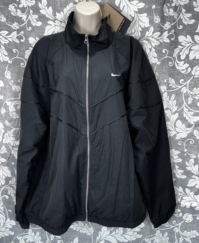 Nike Women's Plus Size 1X Windrunner Loose UV Woven Full-Zip Jacket $115 NWT