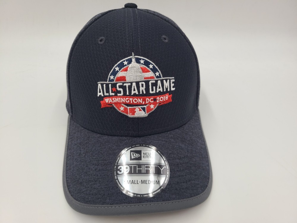 Washington DC 2018 MLB All Star Game New Era 39Thirty Flex Fitted S-M Hat Cap