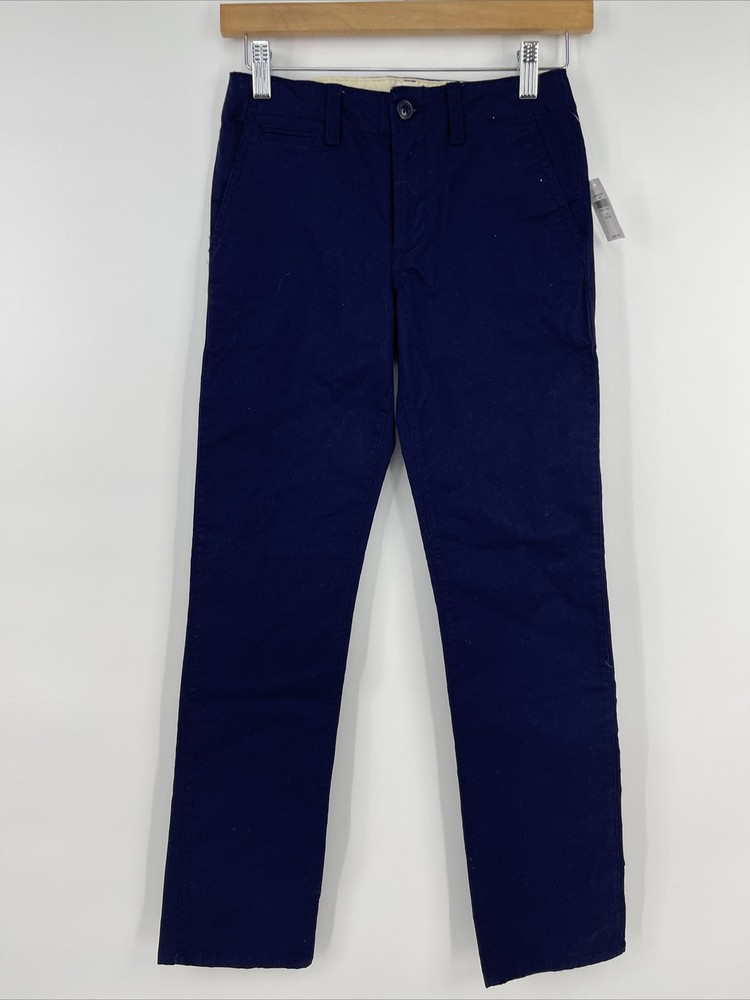 GAP Kids  Blue Straight Cut Classic Fit Dress Pants Size Kids 14 Slim