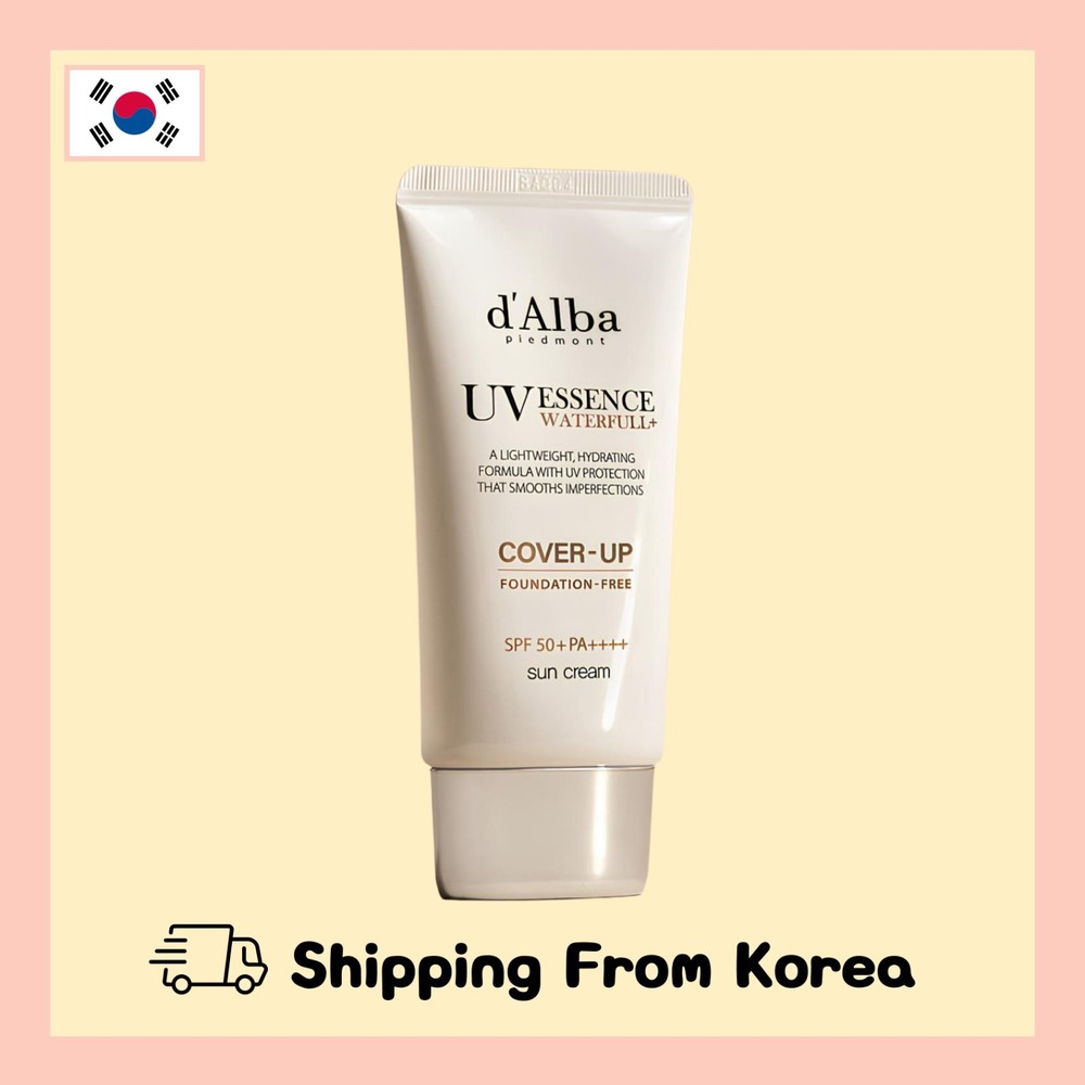 d'Alba Cover Beige Tone Up Sun Cream 50ml  |  SPF 50+ PA++++ Vegan K-Beauty