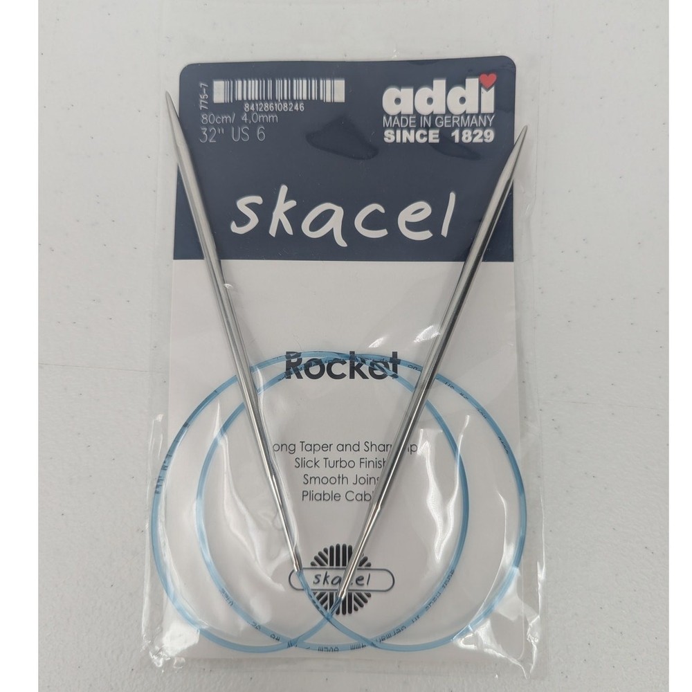 NEW Addi Skacel Rocket Circular Knitting Needle Size 32