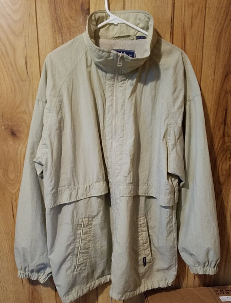 MEMBERS ONLY MEN SZ L VENTILATED WINDBREAKER JACKET FISHING HIKING PRE-OWNED VGC-image