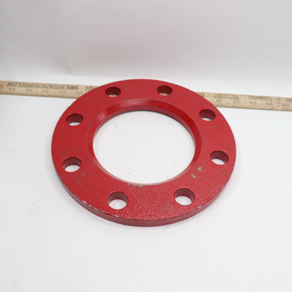Back-Up Angled Face Ring Flange Galvanized Ductile Iron 73 Red 4