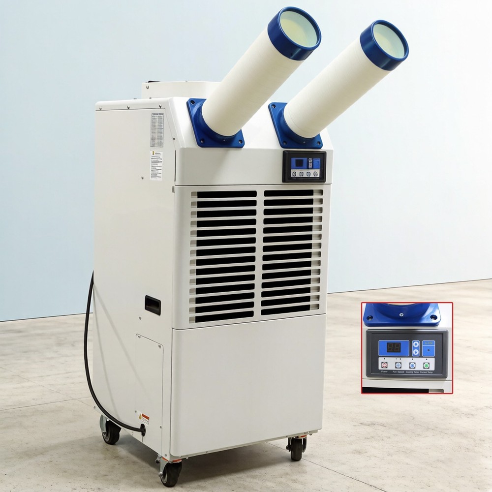 110V Industrial Air Conditioner for Factory Warehouse with Double Tubes & Motors