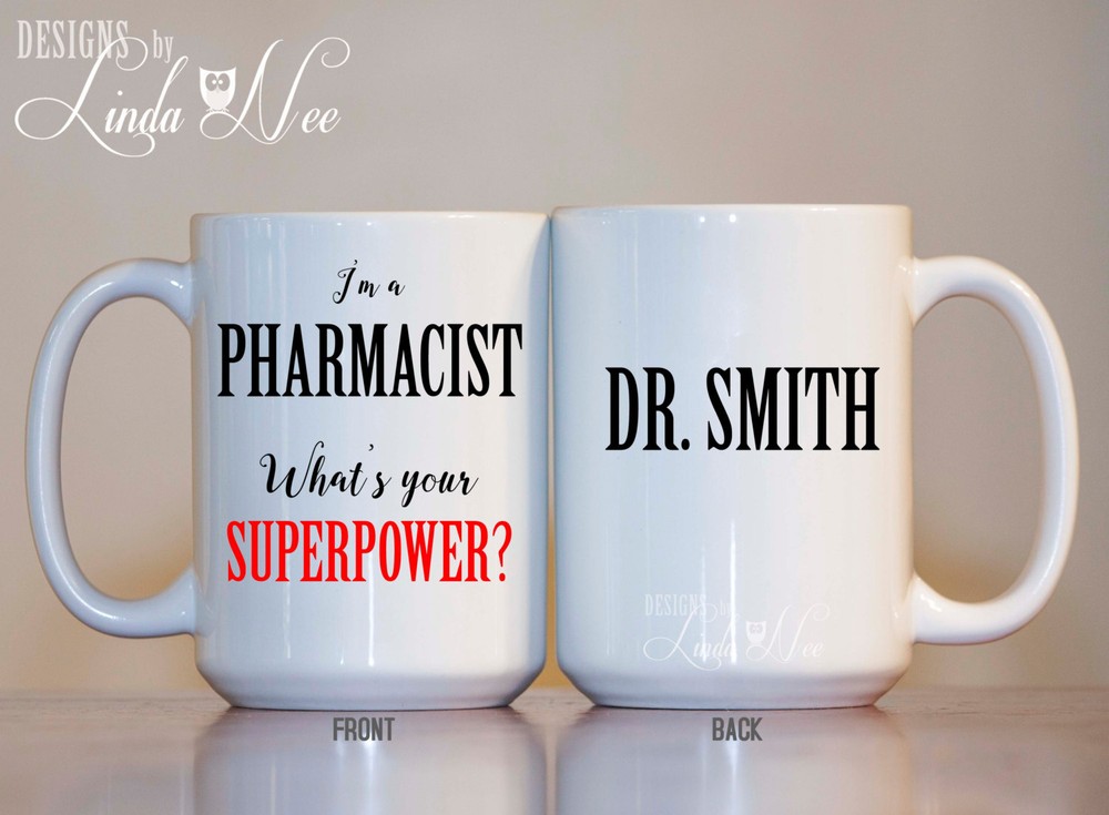 I'm A Pharmacist What's Your Superpower Doctor Mug Gift For Doctors Superpower