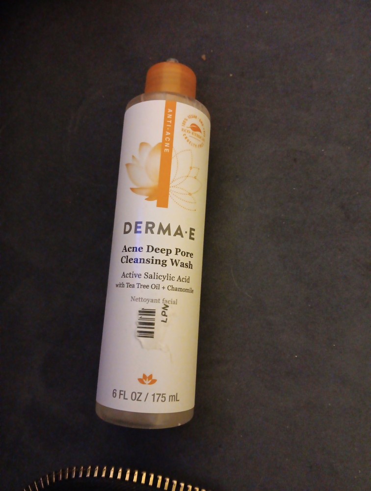 Derma E Very Clear Acne Cleanser 6 fl oz 175 ml No Pump Included