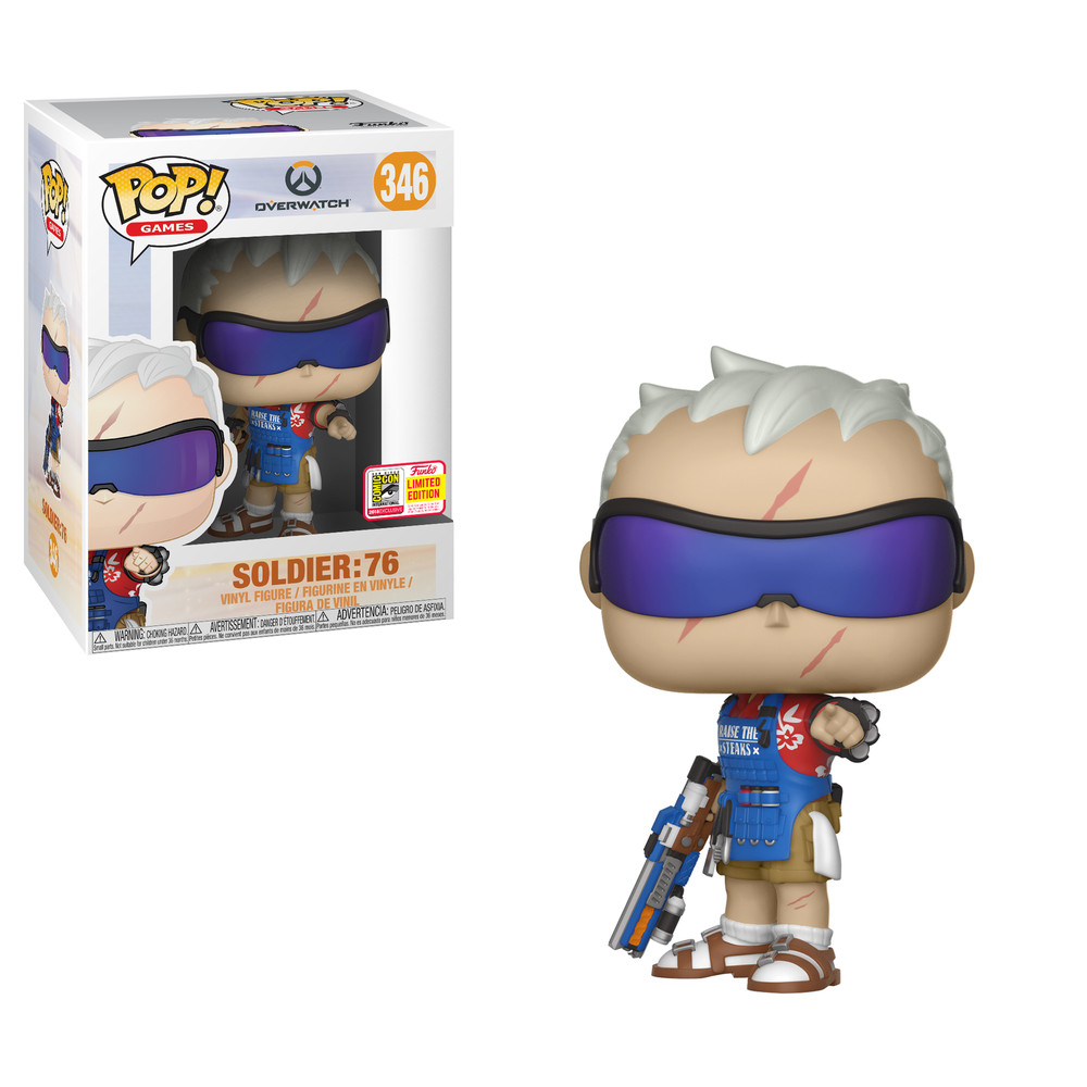 Funko Pop! Vinyl: Overwatch - Soldier 76 (Grillmaster 76 Skin) - GameStop San Diego Comic Con (Exclusive) #346