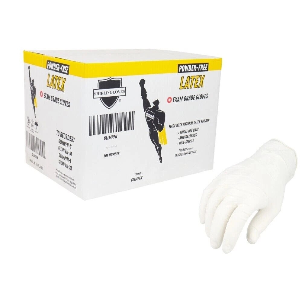 Powder-Free Textured Finger Medical Latex Gloves XL 72000 Pcs
