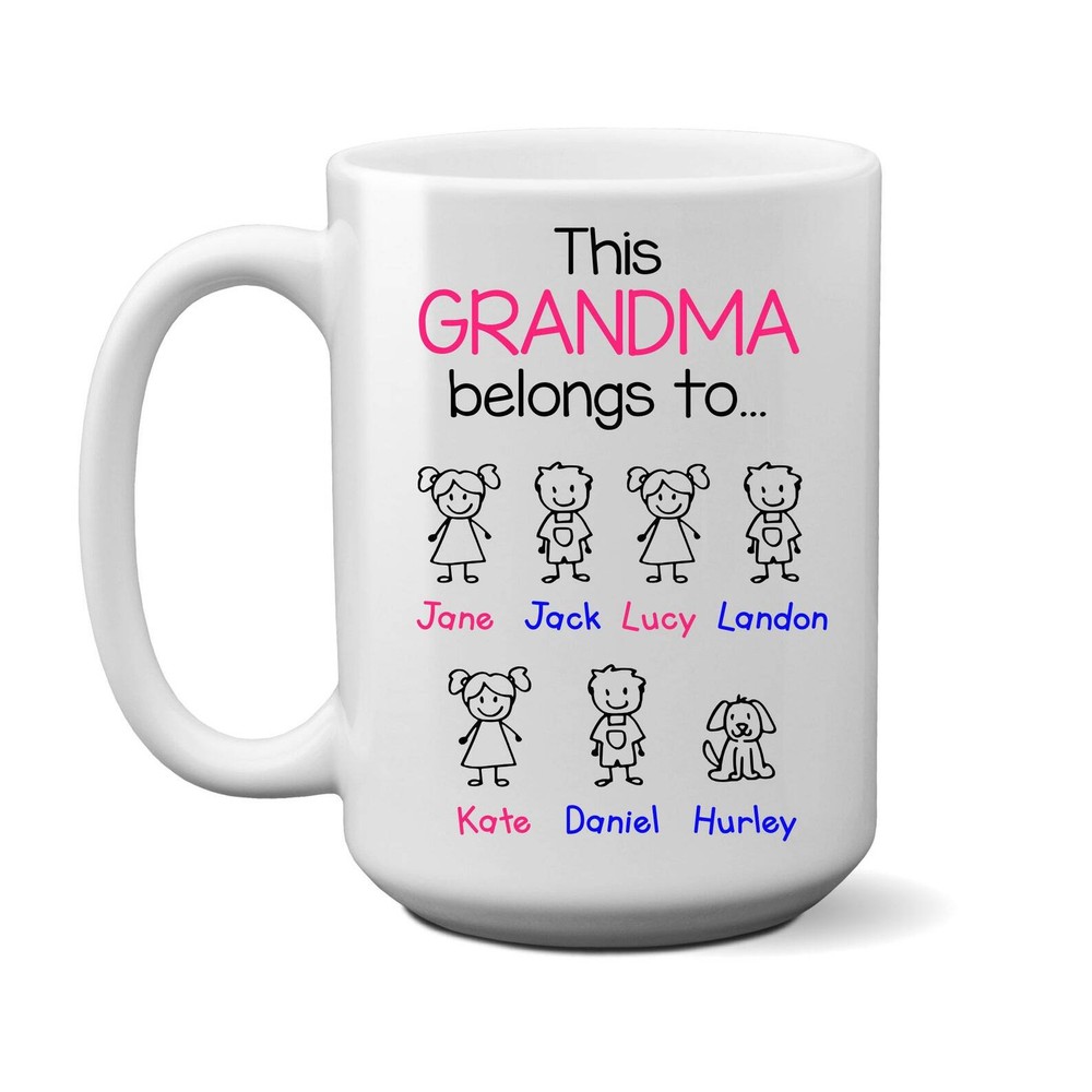 Mothers Day Gift For Grandma Nana Belongs To Custom Name Mug Personalized With-image