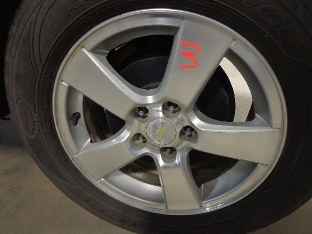 Wheel 16x6-1/2 Aluminum 5 Single Spoke Opt WR6 Fits 11-14 CRUZE 2076919