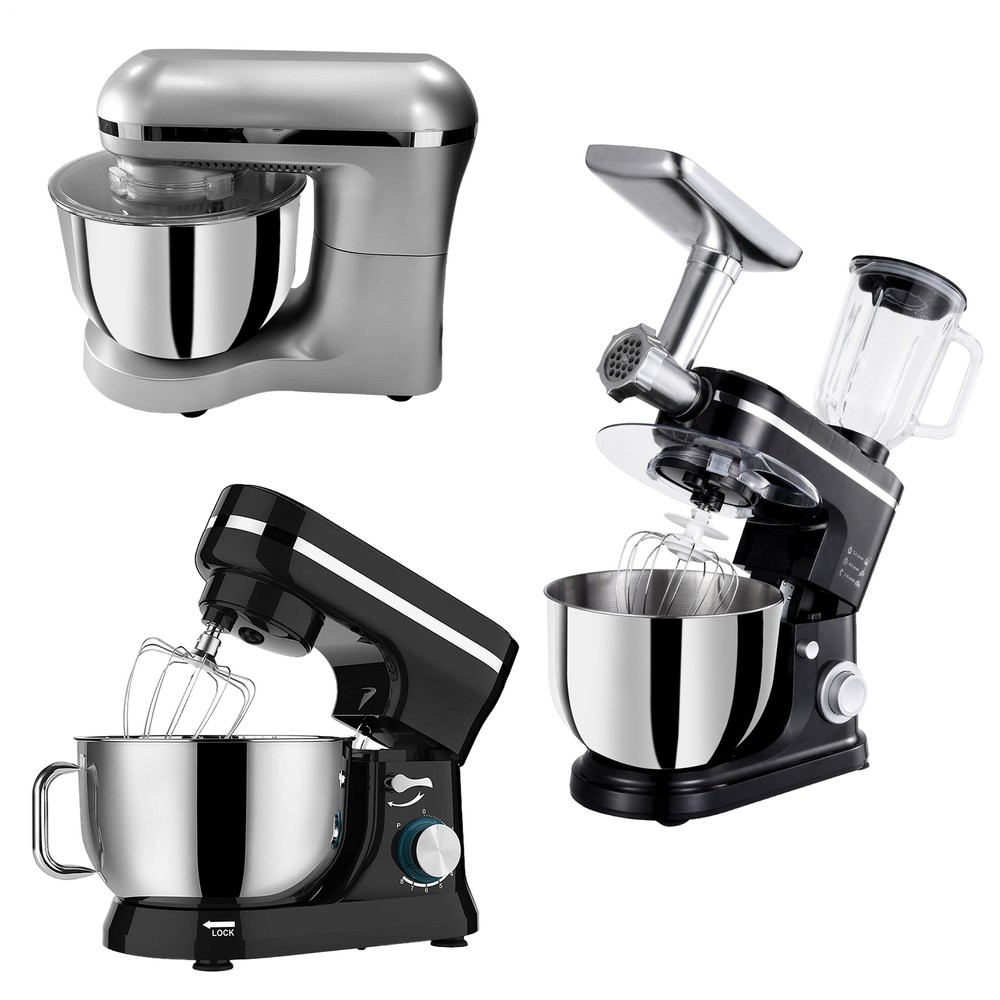 6-Speed Tilt-Head Electric Countertop Mixer with Beater