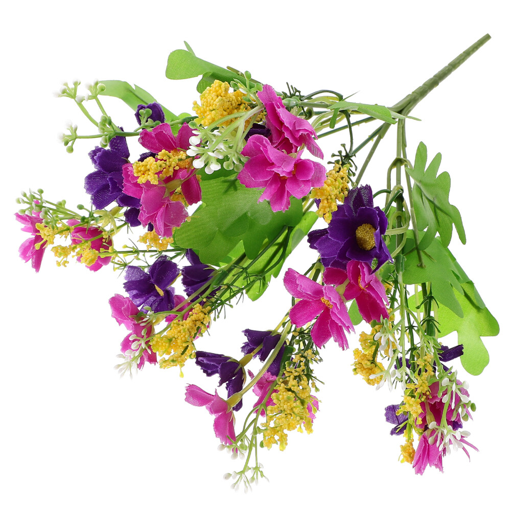 Flower Bouquet Bunch Muticolored Artificial Cineraria Party Decoration
