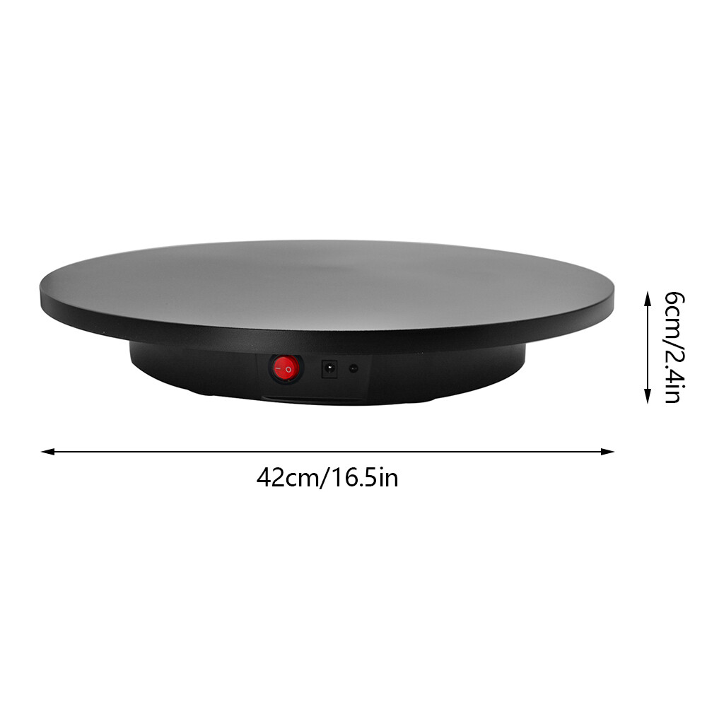 Motorized Turntable Display Stand 16.5 Inch 360 Degree Electric Rotating Display