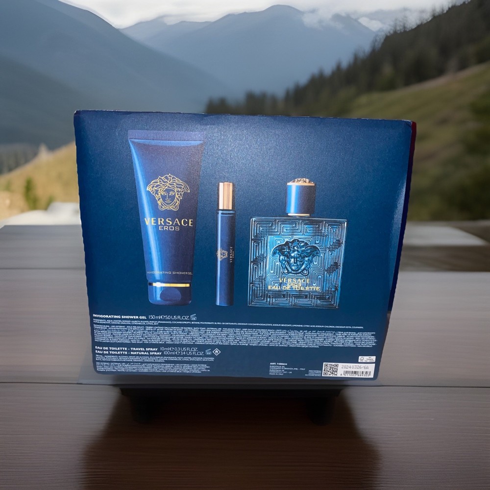 Versace Eros Eau de Toilette 3 PCS Men's Gift Set
