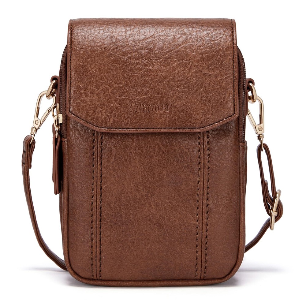 Small Crossbody Bags for Women PU Leather Cell Phone Purse Crossbody Handbags...