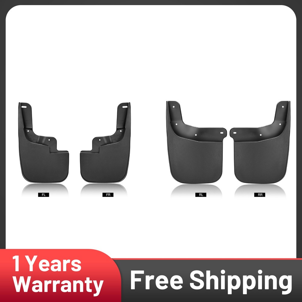 Splash Guards Mud Flaps for Chevy Colorado Canyon 2015-22 w/out Fender Flares