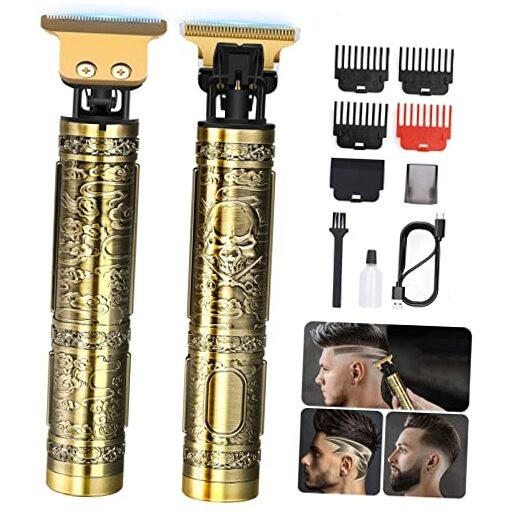 Professional Hair Trimmer for Men, Beard Trimmer Hair Clippers for Men, Bronze