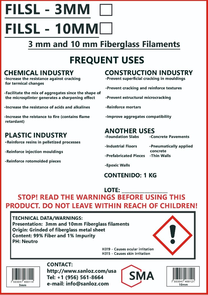 3mm Fiberglass Filaments for Strong Reinforcements