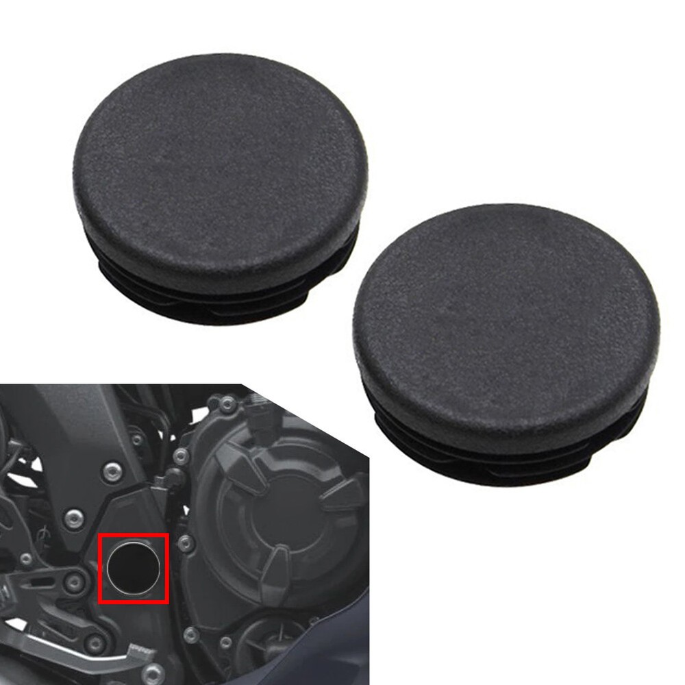 2x Motorcycle Frame Hole Cover Caps Plug Decorative For YAMAHA YZF-R7 2021-2022