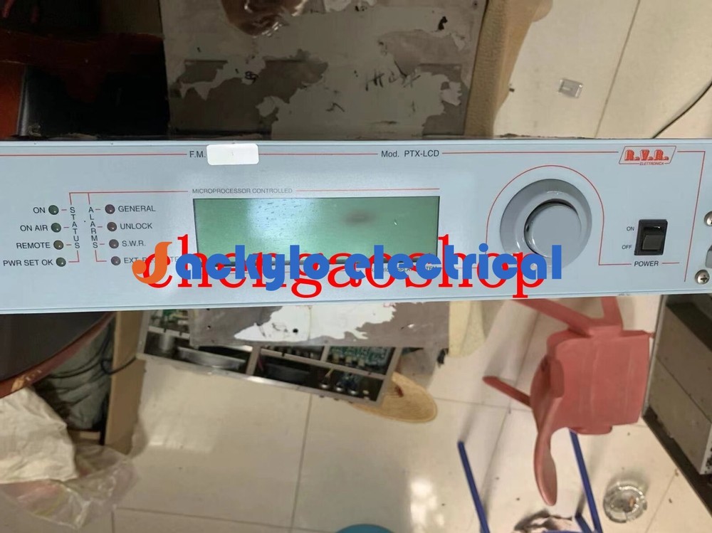 1PCS USED RVR PTX-LCD 30W FM broadcast Via DHL or FedEX