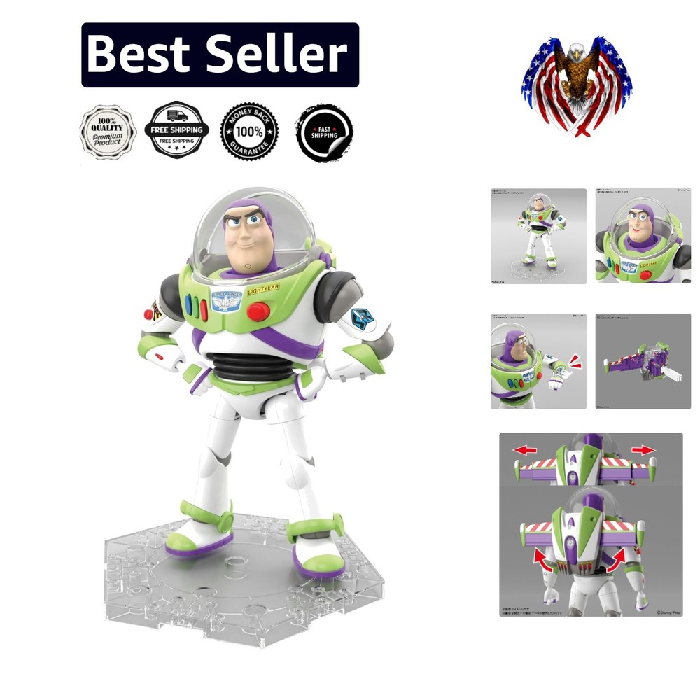 Buzz Lightyear Plastic Model Kit - Detailed Assembly for Ages 13+ Toy Story Fans