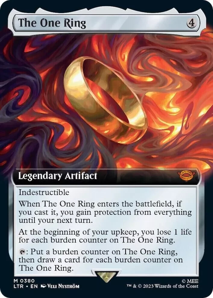 LTR The One Ring Extended Art Non-Foil NM/M 380 - Magic The Gathering