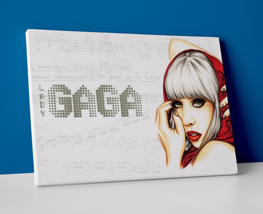 Lady Gaga Music Poster or Canvas