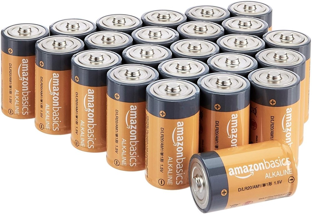 D Cell Amazon Basics Alkaline Batteries 96 Count BULK LOT 1.5V FAST SHIPPING!!!