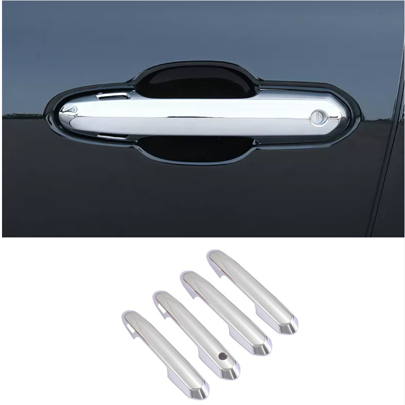 ABS Chrome Door Handle Cover Molding Trim For Toyota Highlander 2020-2024