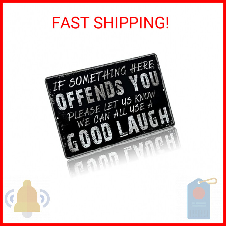 Yniaun Decor Vintage Garage Decor Funny Sarcasm Metal Tin Signs Home Bar Man Cav